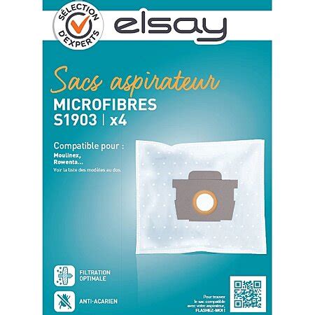 elsay sac aspirateur rowenta xtrem power aaa